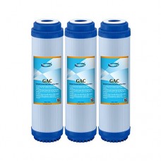Toppuror (Express Pak CC-21) Ready to use DIY Reverse Osmosis RO standard 10" GAC coconut activated carbon cartridge filter pack/set - 3 in 1 - B01N4P5YTC